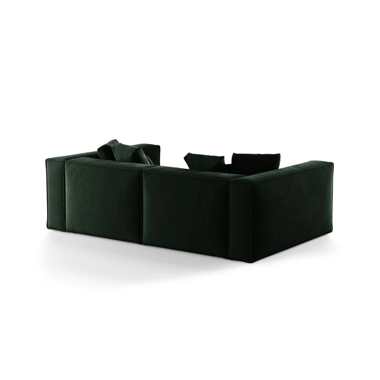 Aveiro 4-Sitzer Sofa aus Samt in Flaschengrün (Casino Deep Green), 236x118x86 cm von Cosmopolitan Design – Bild 3