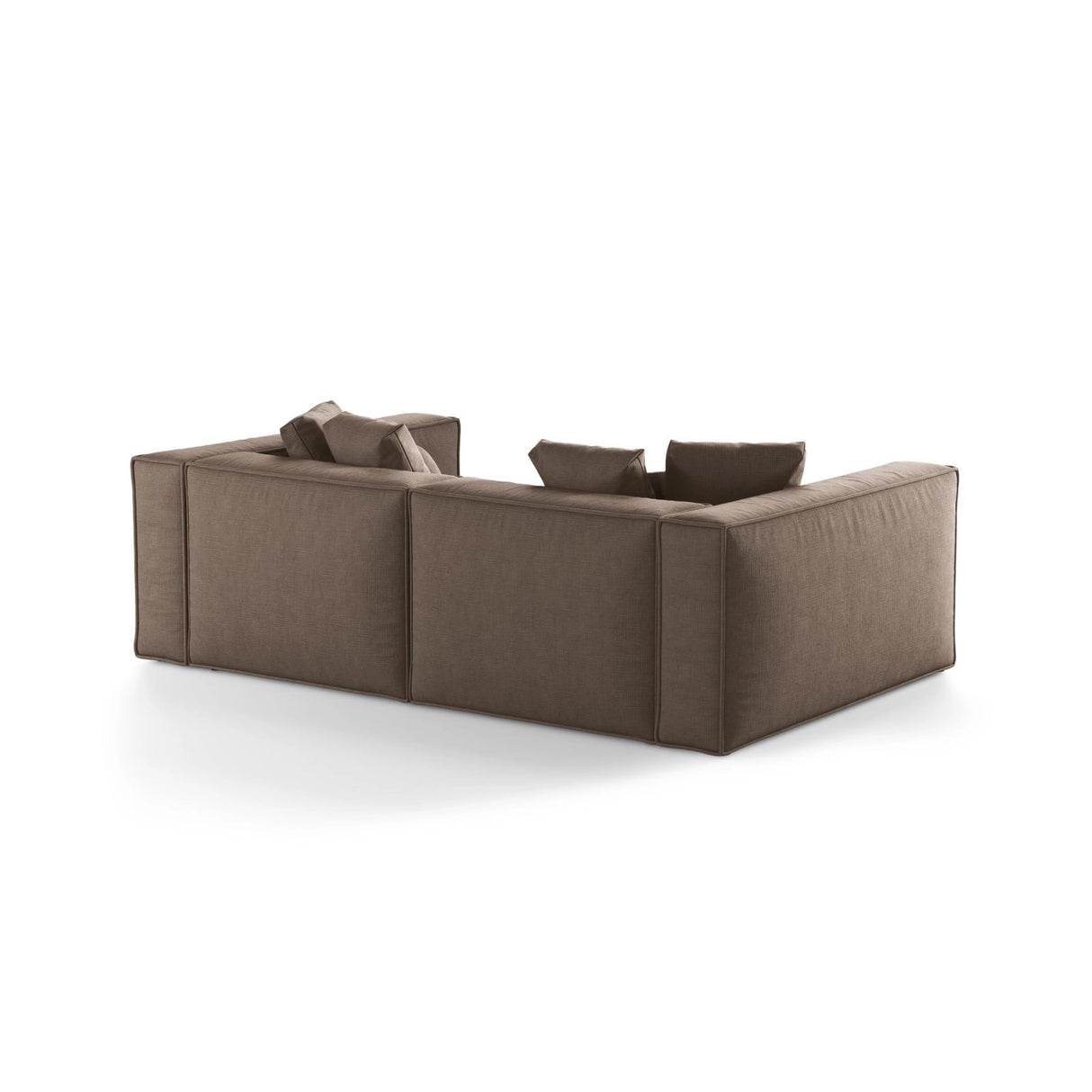 Aveiro 4-Sitzer Sofa aus Strukturierter Stoff in Cappuccino (Liberty 5), 236x118x86 cm von Cosmopolitan Design – Bild 3