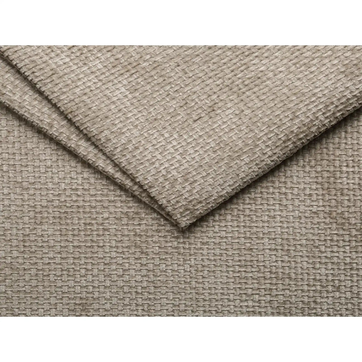 Aveiro 5-Sitzer Ecksofa, symmetrisch, aus Chenille in Dunkelbeige (Eden 4 Beige), 268x268x86 cm von Cosmopolitan Design – Bild 4