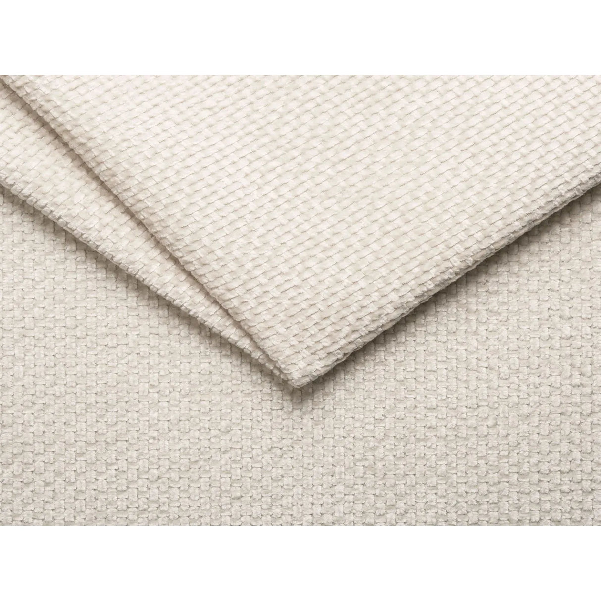 Aveiro 5-Sitzer Ecksofa, symmetrisch, aus Chenille in Hellbeige (Eden 2 Pearl), 268x268x86 cm von Cosmopolitan Design – Bild 4