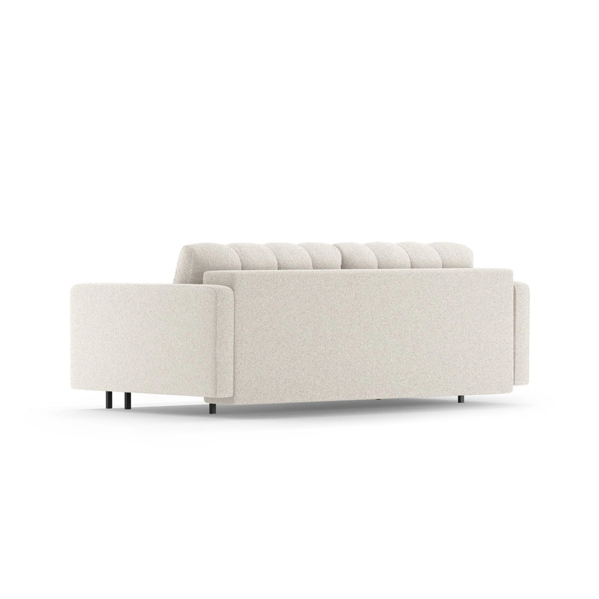 Bali 3-Sitzer Sofa mit Schlaffunktion und Stauraum, aus Samt, Boucle oder Strukturstoff, 222x84x105 cm von Cosmopolitan Design – Bild 5