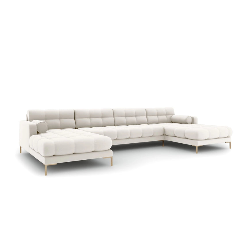 Bali 7-Sitzer Panorama Sofa aus Strukturstoff, 383x185x75 cm von Cosmopolitan Design – Bild 3