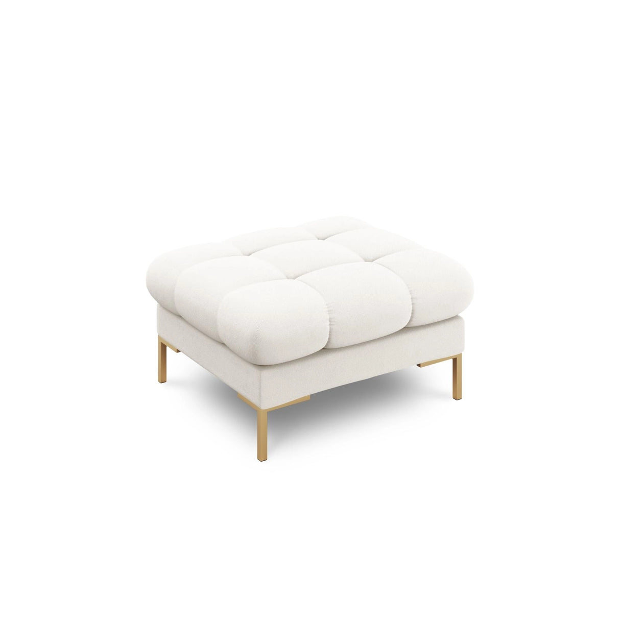 Bali Pouf aus Strukturstoff, 60x60x41 cm von Cosmopolitan Design – Bild 1