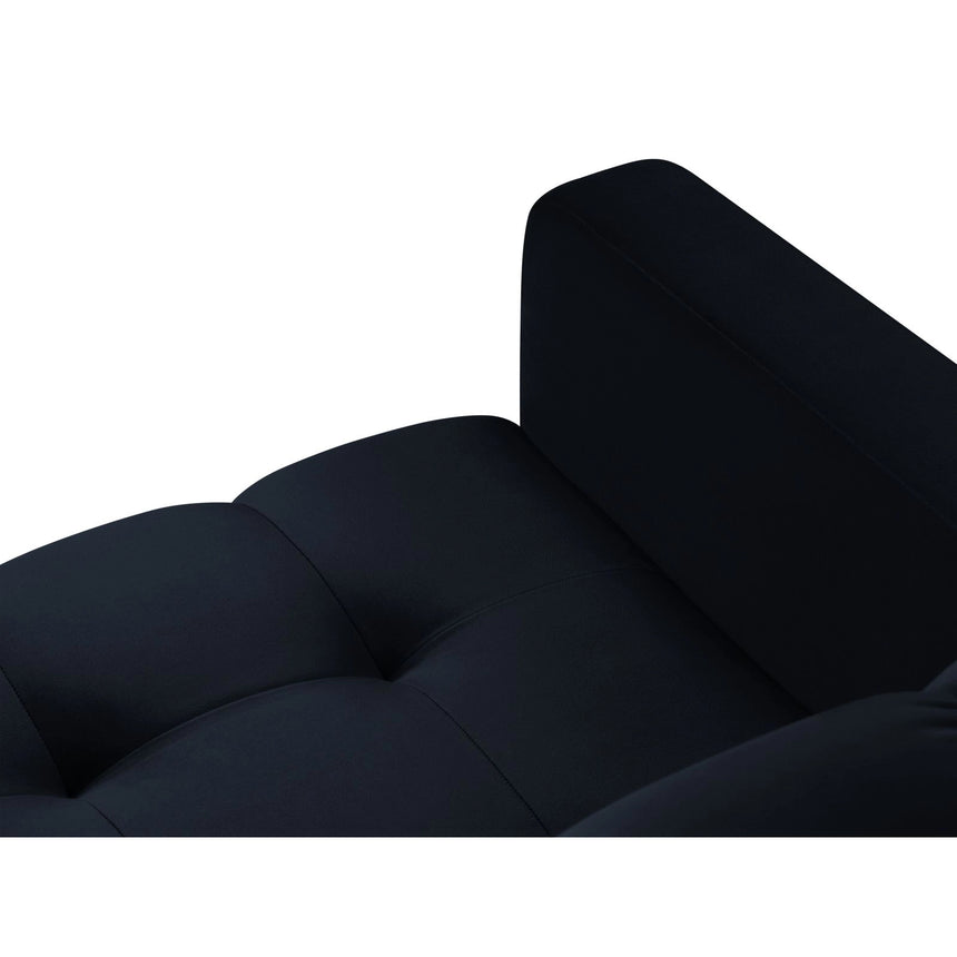 Bali Sessel aus Samt in Dunkelblau (Bluvel 89), 87x96x75 cm von Cosmopolitan Design – Bild 6