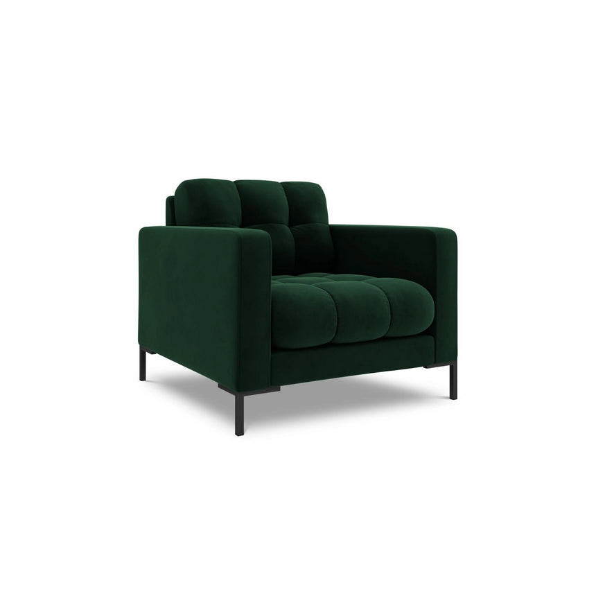 Bali Sessel aus Samt in Flaschengrün (Bluvel 78), 87x96x75 cm von Cosmopolitan Design – Bild 4