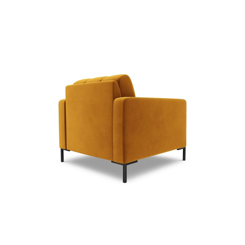 Bali Sessel aus Samt in Gelb (Bluvel 68), 87x96x75 cm von Cosmopolitan Design – Bild 5