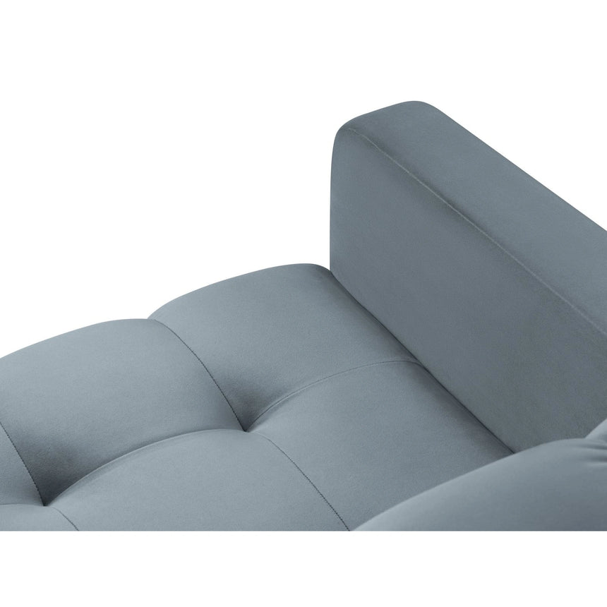 Bali Sessel aus Samt in Hellblau (Bluvel 06), 87x96x75 cm von Cosmopolitan Design – Bild 6