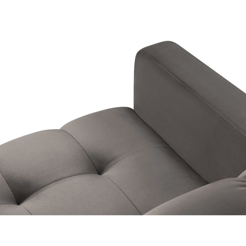 Bali Sessel aus Samt in Hellgrau (Bluvel 13), 87x96x75 cm von Cosmopolitan Design – Bild 6