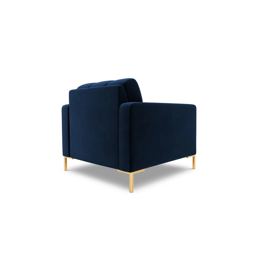 Bali Sessel aus Samt in Königsblau (Bluvel 86), 87x96x75 cm von Cosmopolitan Design – Bild 5