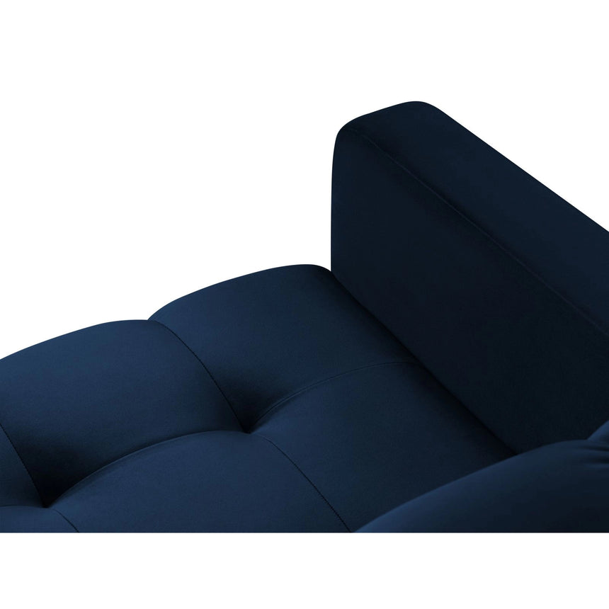 Bali Sessel aus Samt in Königsblau (Bluvel 86), 87x96x75 cm von Cosmopolitan Design – Bild 6