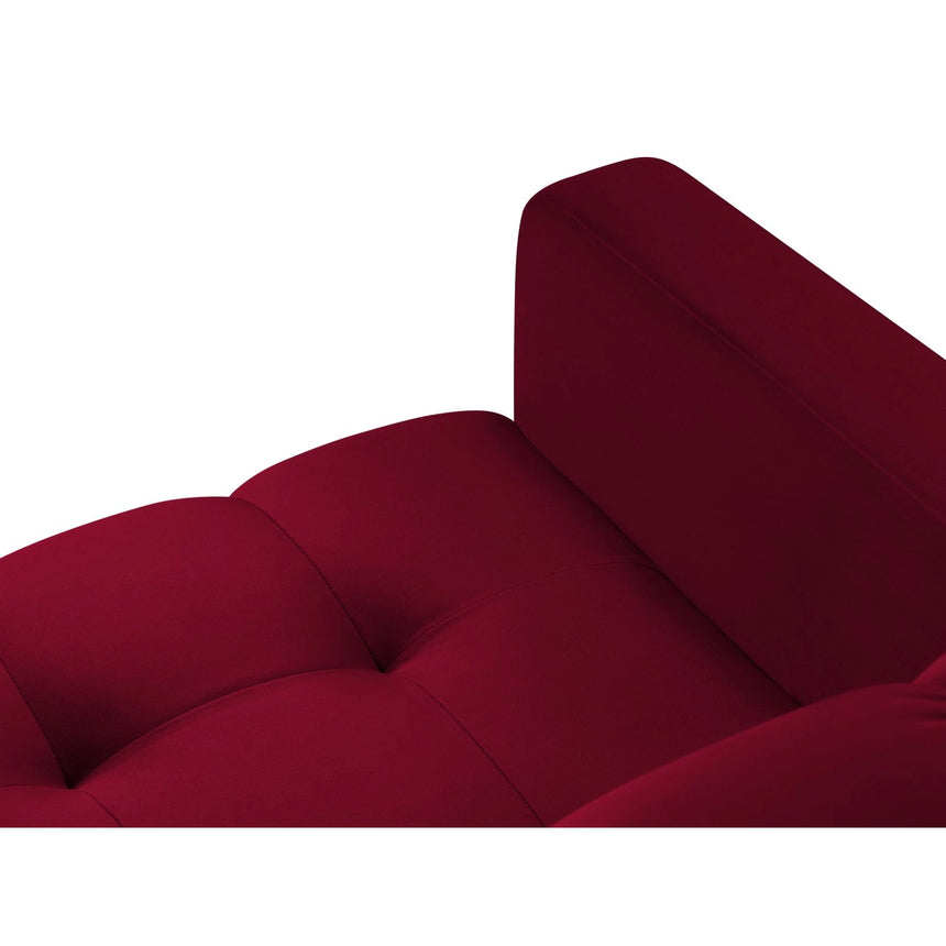 Bali Sessel aus Samt in Rot (Bluvel 59), 87x96x75 cm von Cosmopolitan Design – Bild 6