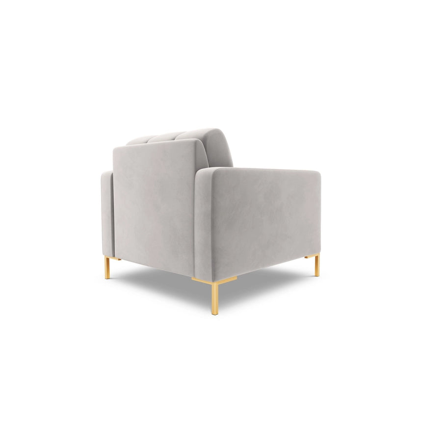 Bali Sessel aus Samt in Silber (Bluvel 03), 87x96x75 cm von Cosmopolitan Design – Bild 5