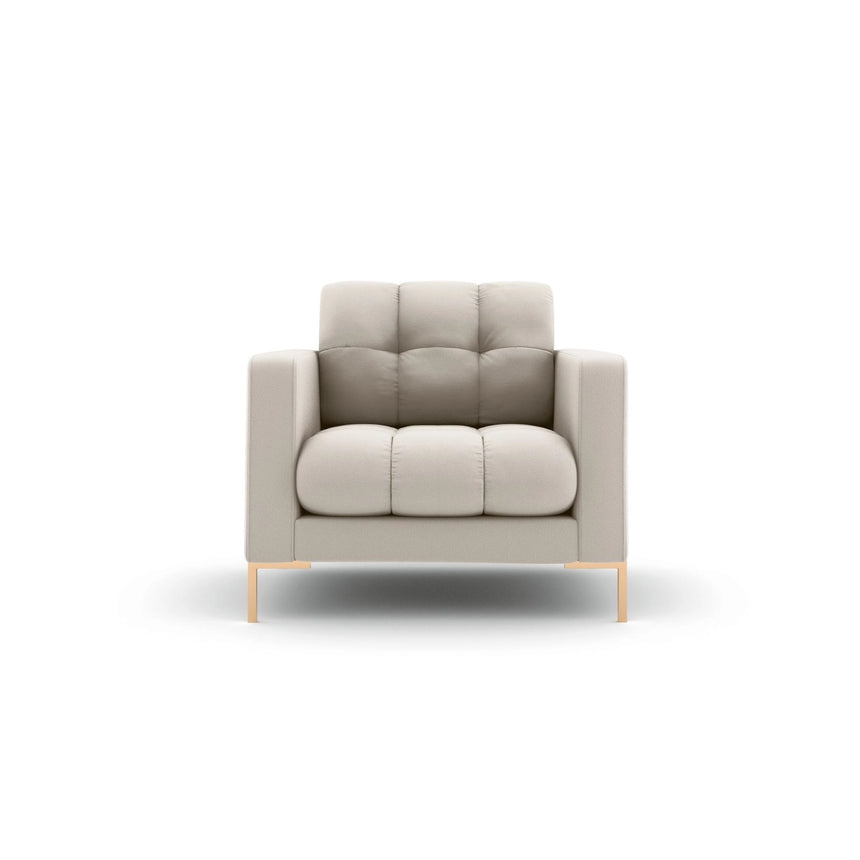 Bali Sessel aus Strukturierter Stoff in Beige (Neve 04), 87x96x75 cm von Cosmopolitan Design – Bild 1