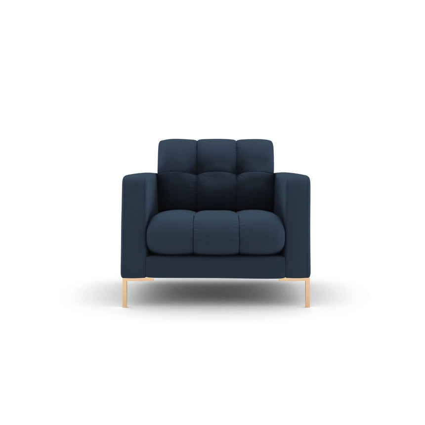 Bali Sessel aus Strukturierter Stoff in Blau (Neve 77), 87x96x75 cm von Cosmopolitan Design – Bild 1