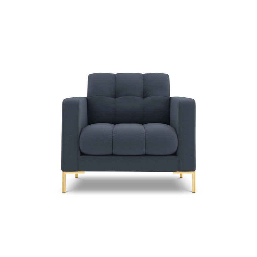Bali Sessel aus Strukturierter Stoff in Dunkelblau (Nea 86), 87x96x75 cm von Cosmopolitan Design – Bild 1