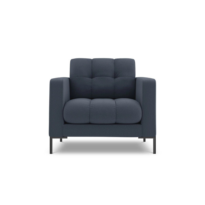 Bali Sessel aus Strukturierter Stoff in Dunkelblau (Nea 86), 87x96x75 cm von Cosmopolitan Design – Bild 1