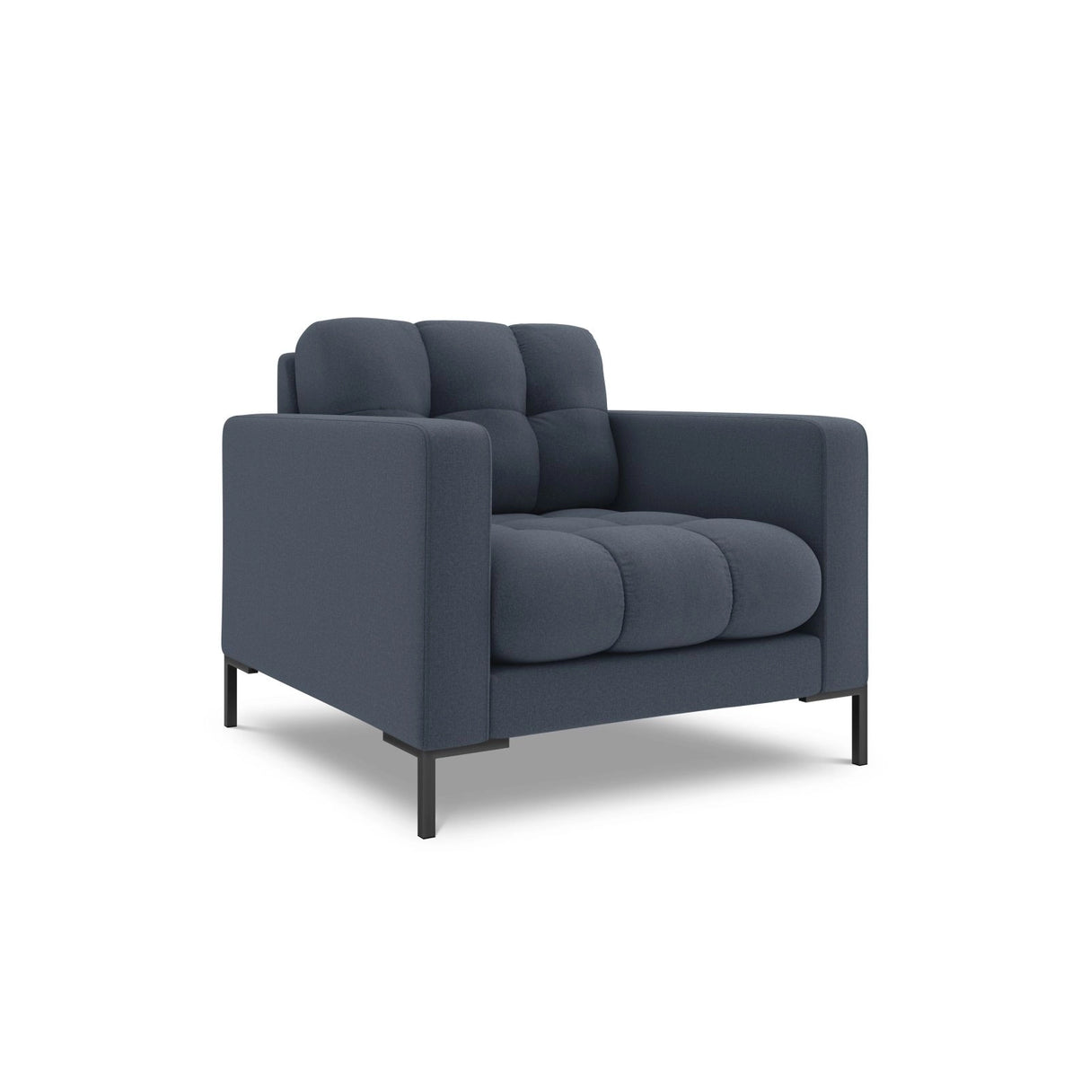 Bali Sessel aus Strukturierter Stoff in Dunkelblau (Nea 86), 87x96x75 cm von Cosmopolitan Design – Bild 3