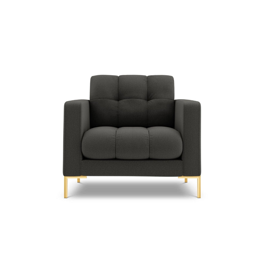 Bali Sessel aus Strukturierter Stoff in Dunkelgrau (Nea 16), 87x96x75 cm von Cosmopolitan Design – Bild 1