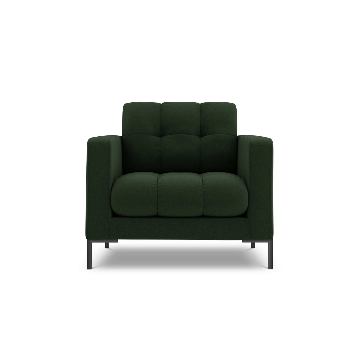 Bali Sessel aus Strukturierter Stoff in Dunkelgrün (Nea 78), 87x96x75 cm von Cosmopolitan Design – Bild 1