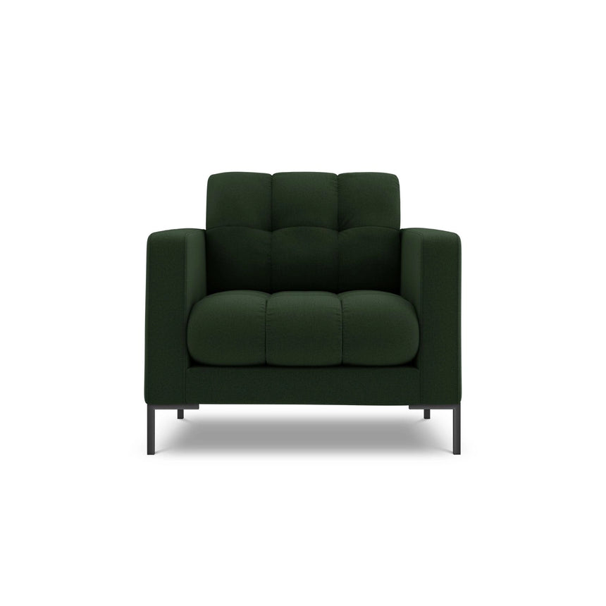 Bali Sessel aus Strukturierter Stoff in Dunkelgrün (Nea 78), 87x96x75 cm von Cosmopolitan Design – Bild 1