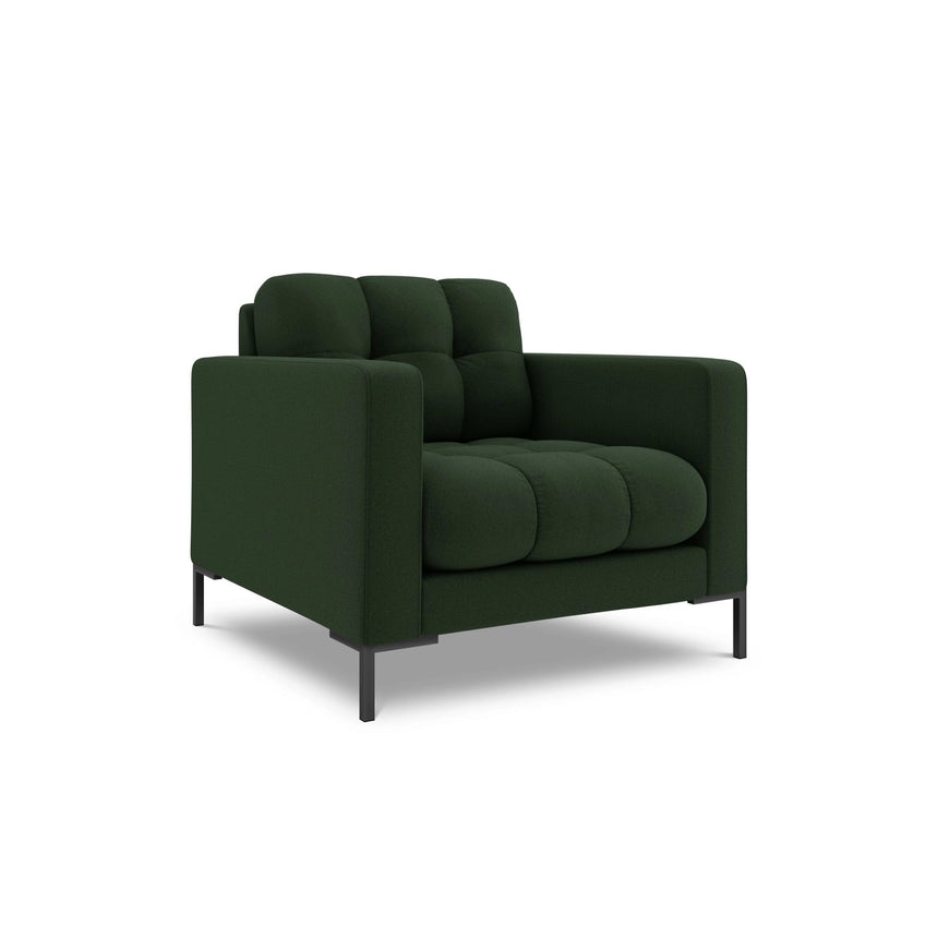Bali Sessel aus Strukturierter Stoff in Dunkelgrün (Nea 78), 87x96x75 cm von Cosmopolitan Design – Bild 3