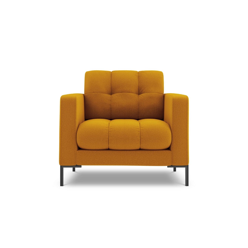 Bali Sessel aus Strukturierter Stoff in Gelb (Nea 66), 87x96x75 cm von Cosmopolitan Design – Bild 1