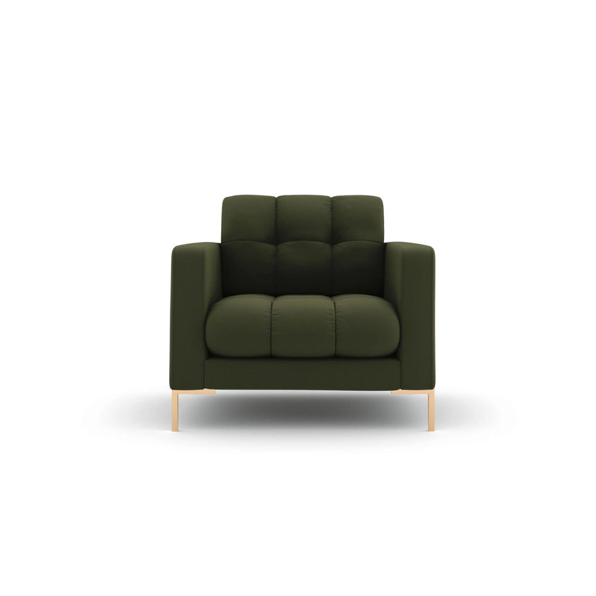 Bali Sessel aus Strukturierter Stoff in Grün (Neve 39), 87x96x75 cm von Cosmopolitan Design – Bild 1