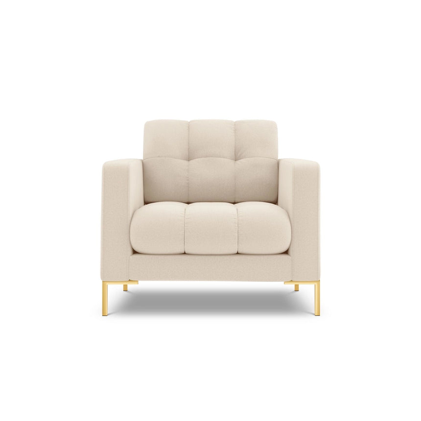 Bali Sessel aus Strukturierter Stoff in Hellbeige (Nea 23), 87x96x75 cm von Cosmopolitan Design – Bild 1