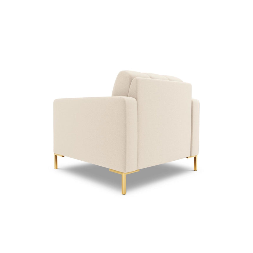 Bali Sessel aus Strukturierter Stoff in Hellbeige (Nea 23), 87x96x75 cm von Cosmopolitan Design – Bild 4