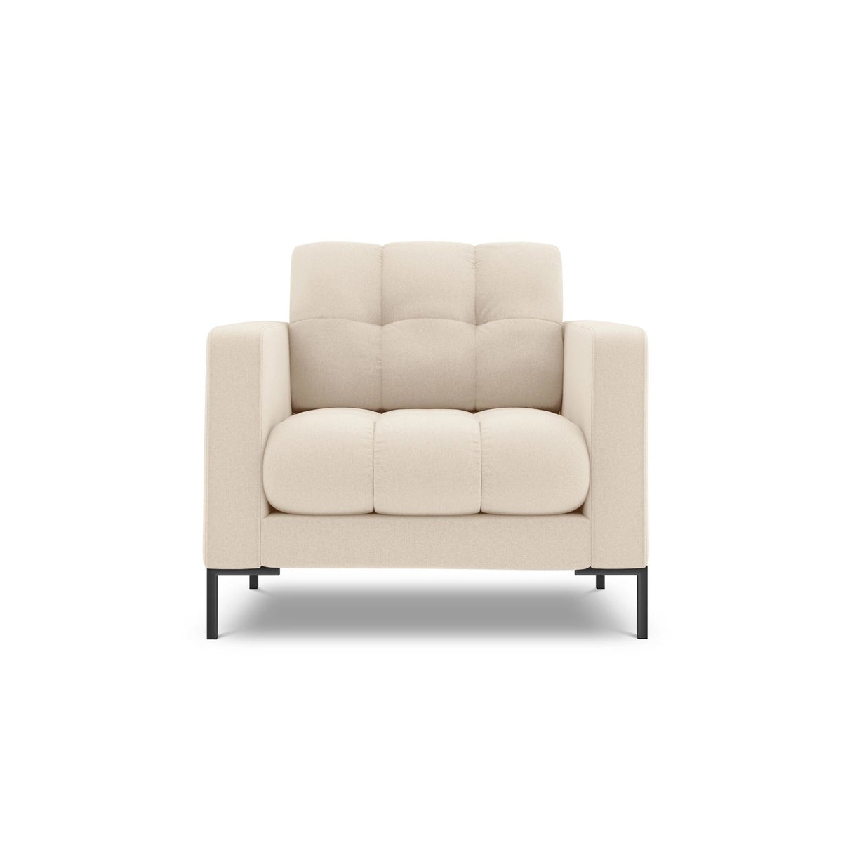 Bali Sessel aus Strukturierter Stoff in Hellbeige (Nea 23), 87x96x75 cm von Cosmopolitan Design – Bild 1