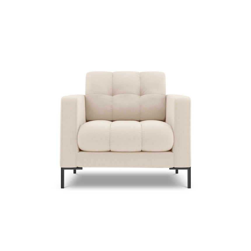 Bali Sessel aus Strukturierter Stoff in Hellbeige (Nea 23), 87x96x75 cm von Cosmopolitan Design – Bild 1
