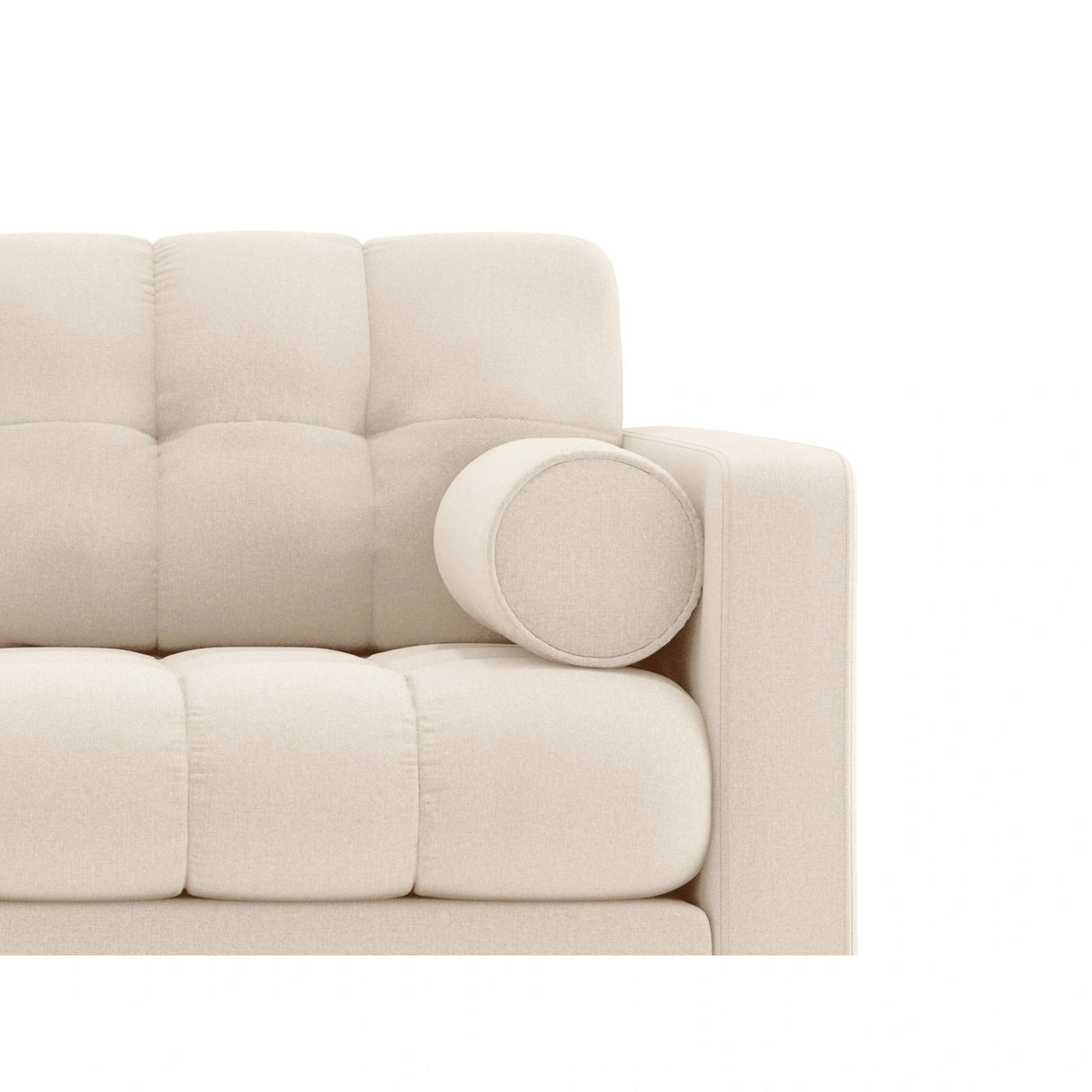 Bali Sessel aus Strukturierter Stoff in Hellbeige (Nea 23), 87x96x75 cm von Cosmopolitan Design – Bild 5