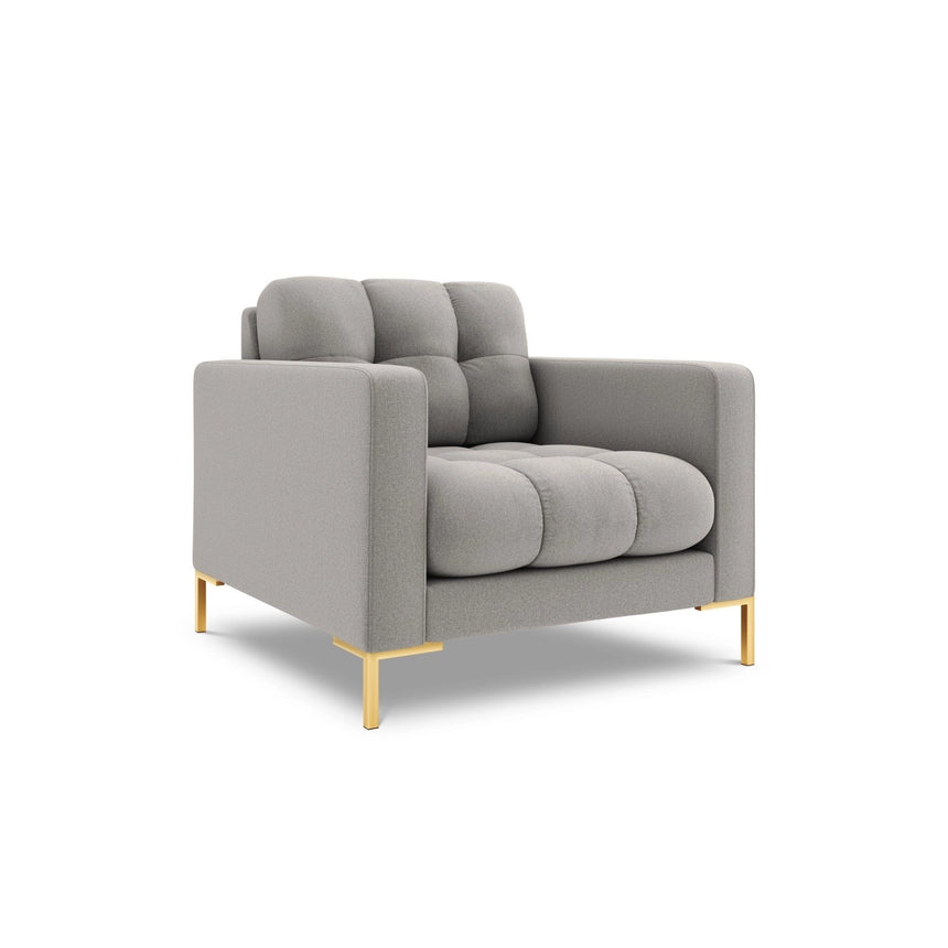 Bali Sessel aus Strukturierter Stoff in Hellgrau (Nea 07), 87x96x75 cm von Cosmopolitan Design – Bild 3