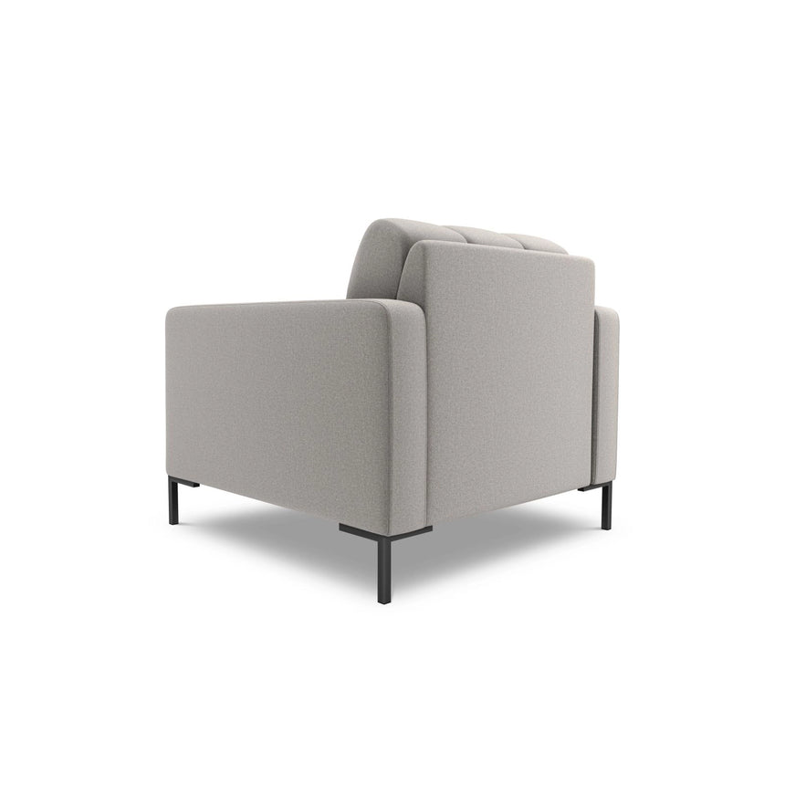 Bali Sessel aus Strukturierter Stoff in Hellgrau (Nea 07), 87x96x75 cm von Cosmopolitan Design – Bild 4