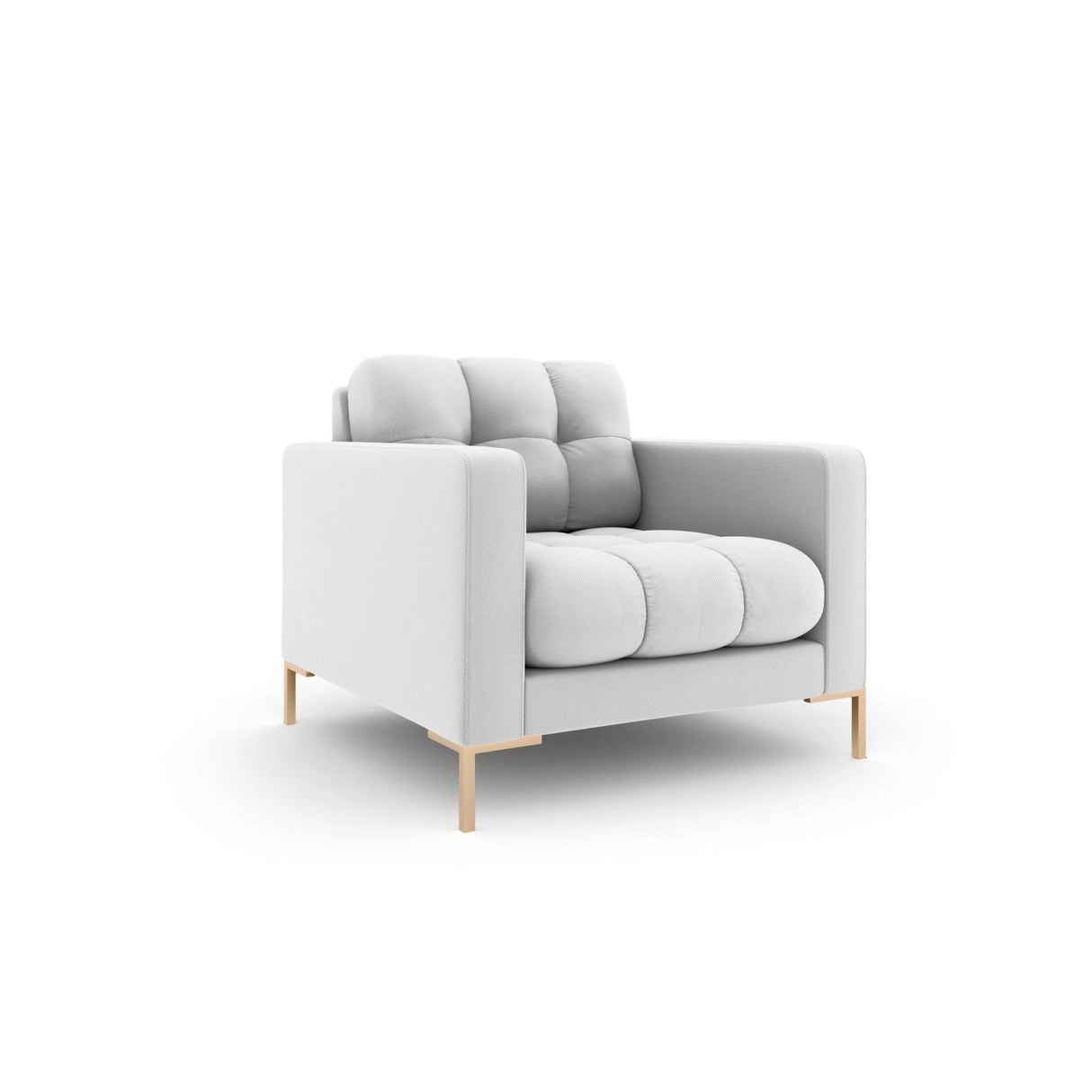 Bali Sessel aus Strukturierter Stoff in Hellgrau (Neve 80), 87x96x75 cm von Cosmopolitan Design – Bild 3