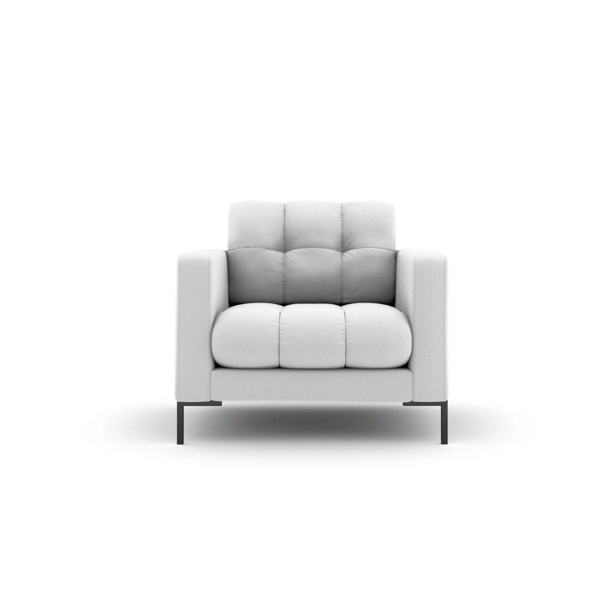 Bali Sessel aus Strukturierter Stoff in Hellgrau (Neve 80), 87x96x75 cm von Cosmopolitan Design – Bild 1