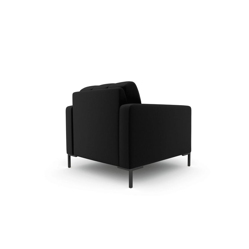 Bali Sessel aus Strukturierter Stoff in Schwarz (Neve 100), 87x96x75 cm von Cosmopolitan Design – Bild 4