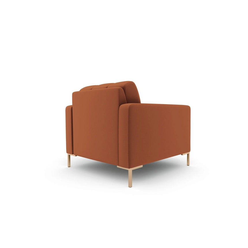 Bali Sessel aus Strukturierter Stoff in Ziegelstein (Neve 52), 87x96x75 cm von Cosmopolitan Design – Bild 4