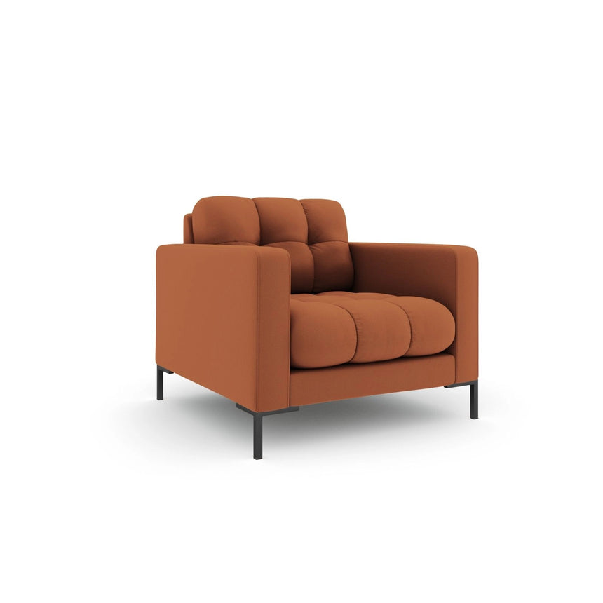Bali Sessel aus Strukturierter Stoff in Ziegelstein (Neve 52), 87x96x75 cm von Cosmopolitan Design – Bild 3