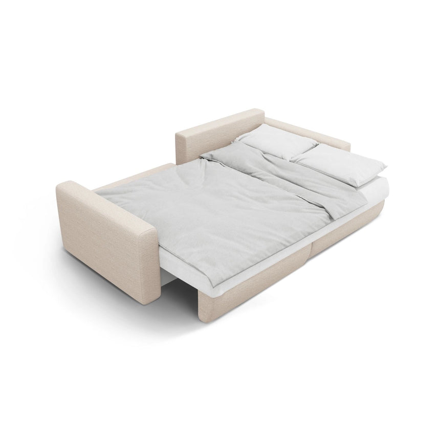 Belfast 3-Sitzer Ecksofa mit Schlaffunktion, ausklappbar, aus Samt oder Strukturstoff, 240x149 cm von Cosmopolitan Design – Bild 7