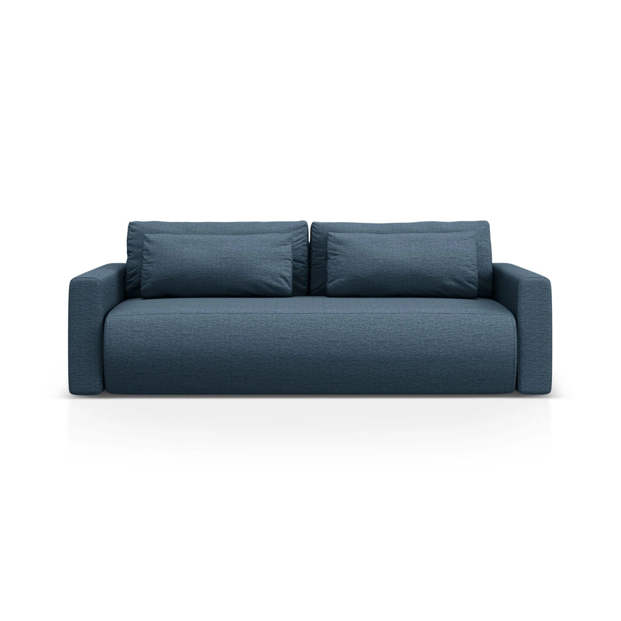Belfast 3-Sitzer Sofa mit Schlaffunktion und Stauraum, aus Strukturierter Stoff in Blau (Heritage Ocean), 238x105x84 cm von Cosmopolitan Design – Bild 1
