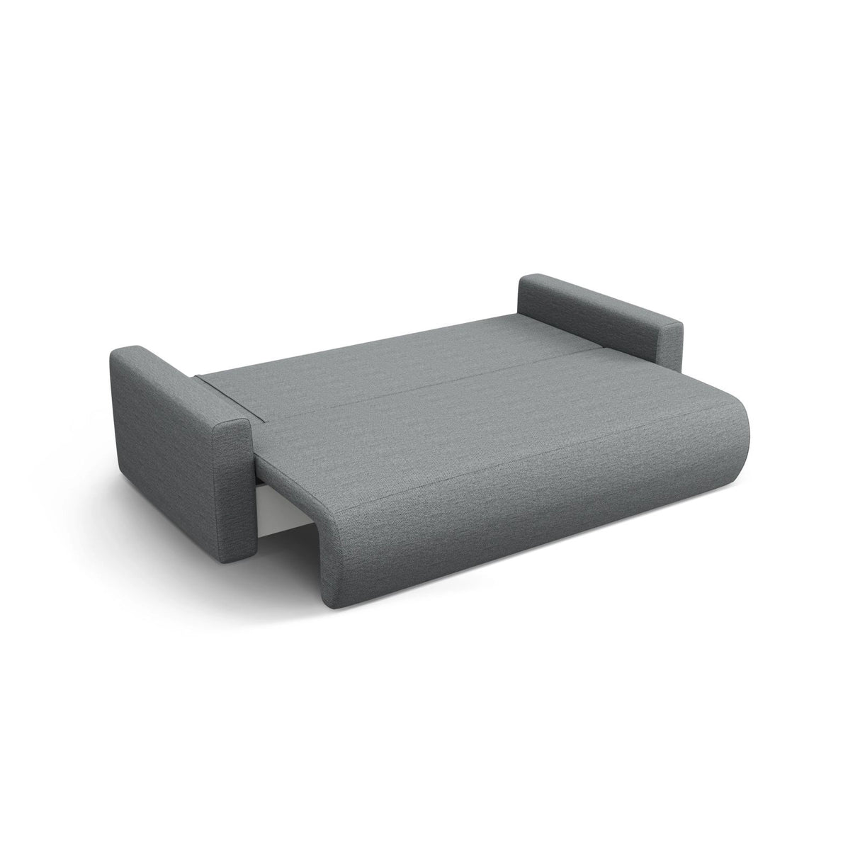 Belfast 3-Sitzer Sofa mit Schlaffunktion und Stauraum, aus Strukturierter Stoff in Grau (Heritage Ash), 238x105x84 cm von Cosmopolitan Design – Bild 5