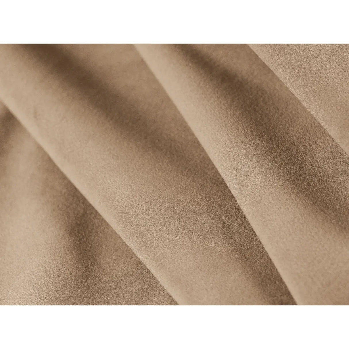 Belfast 4-Sitzer Panoramasofa mit Schlaffunktion, ausklappbar, aus Samt in Mandelbeige (Magic Velvet 2282), 340x149 cm von Cosmopolitan Design – Bild 9