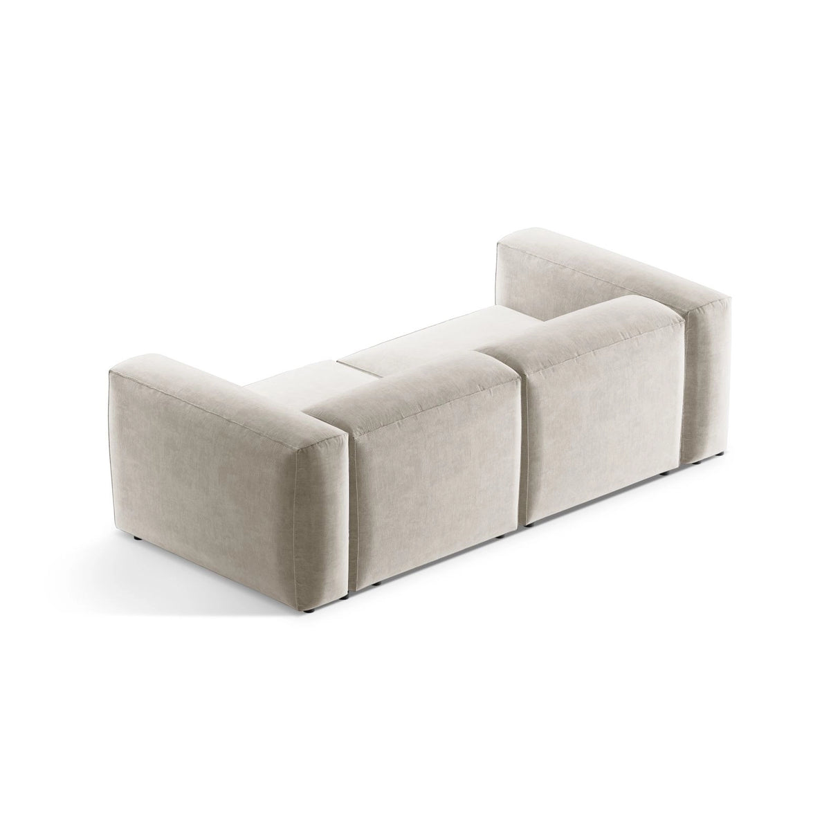 Bergamo 2-Sitzer Sofa aus Strukturierter Stoff in Beige (Liberty 2), 224x108x70 cm von Cosmopolitan Design – Bild 5