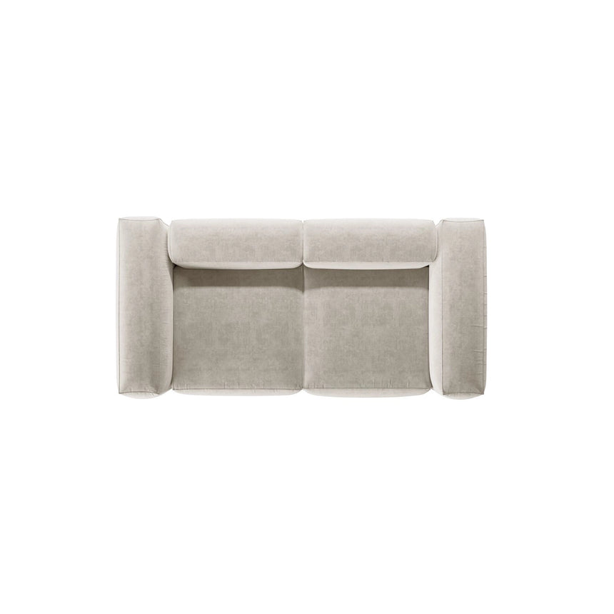 Bergamo 2-Sitzer Sofa aus Strukturierter Stoff in Beige (Liberty 2), 224x108x70 cm von Cosmopolitan Design – Bild 6
