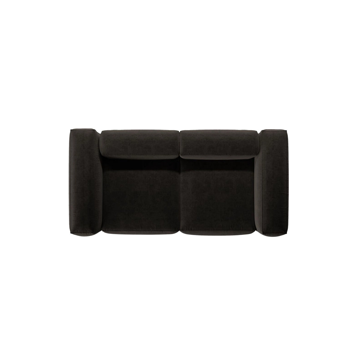 Bergamo 2-Sitzer Sofa aus Strukturierter Stoff in Schwarz (Liberty 22), 224x108x70 cm von Cosmopolitan Design – Bild 6