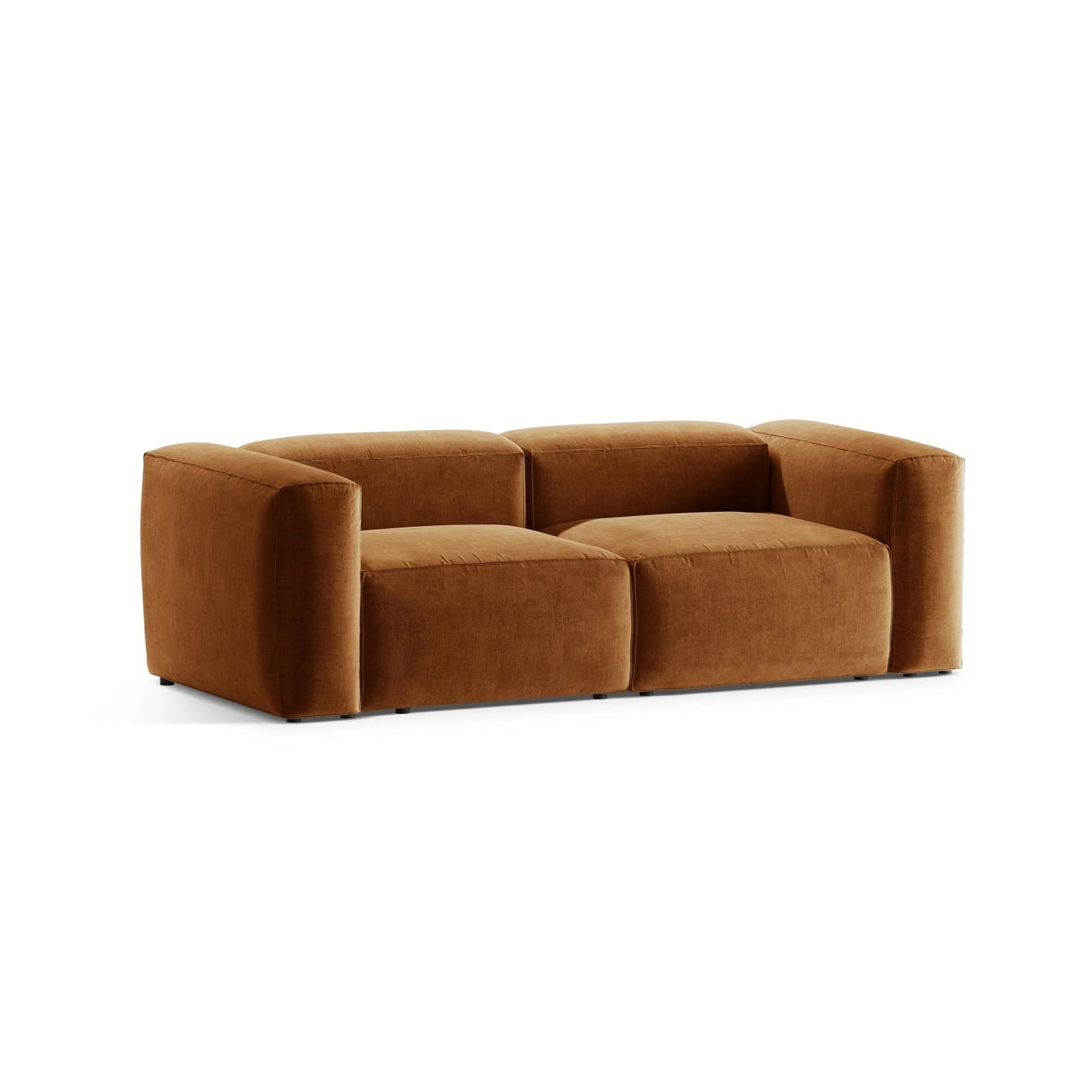 Bergamo 2-Sitzer Sofa aus Strukturierter Stoff in Ziegelstein (Liberty 9), 224x108x70 cm von Cosmopolitan Design – Bild 4