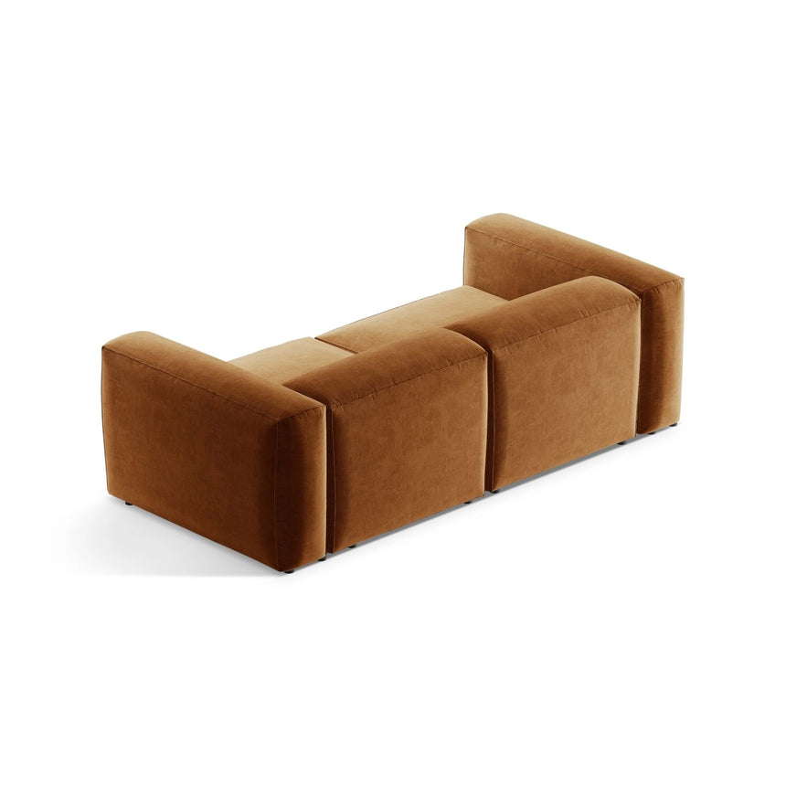 Bergamo 2-Sitzer Sofa aus Strukturierter Stoff in Ziegelstein (Liberty 9), 224x108x70 cm von Cosmopolitan Design – Bild 5