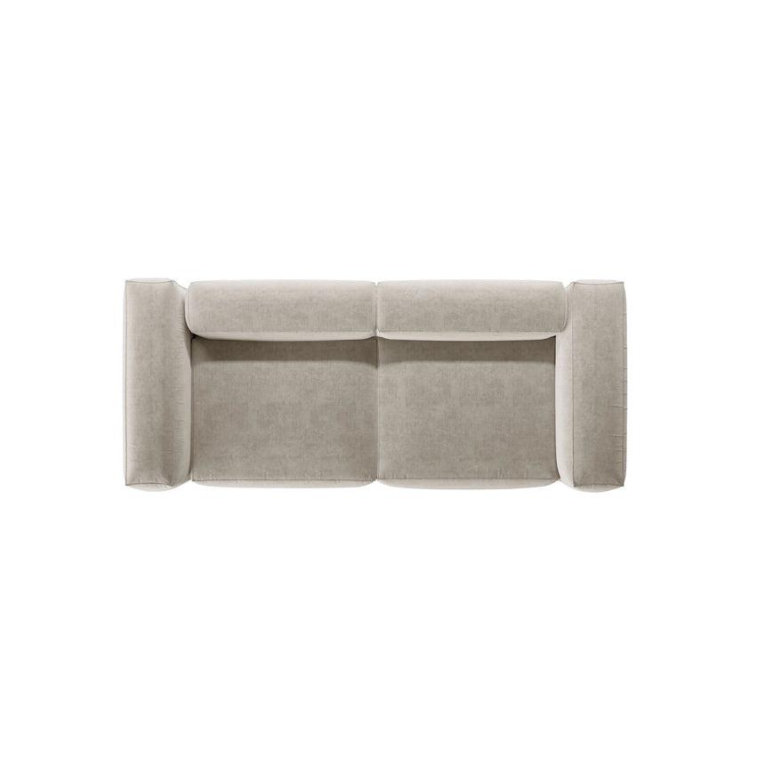 Bergamo 3-Sitzer Sofa aus Strukturierter Stoff in Beige (Liberty 2), 264x108x70 cm von Cosmopolitan Design – Bild 6