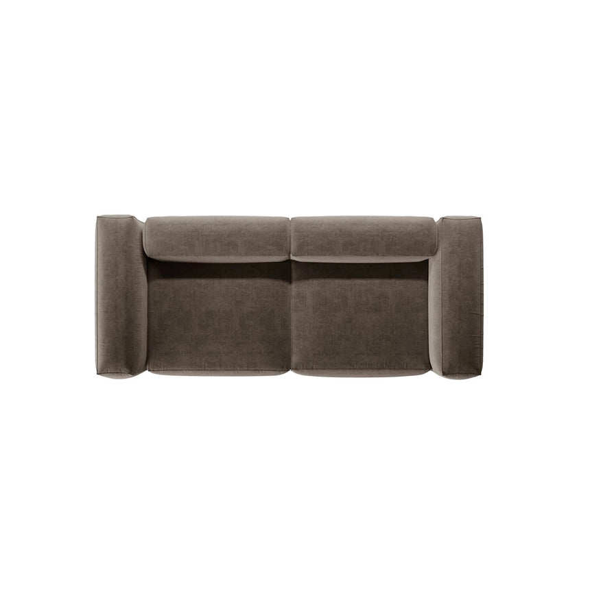 Bergamo 3-Sitzer Sofa aus Strukturierter Stoff in Cappuccino (Liberty 5), 264x108x70 cm von Cosmopolitan Design – Bild 6